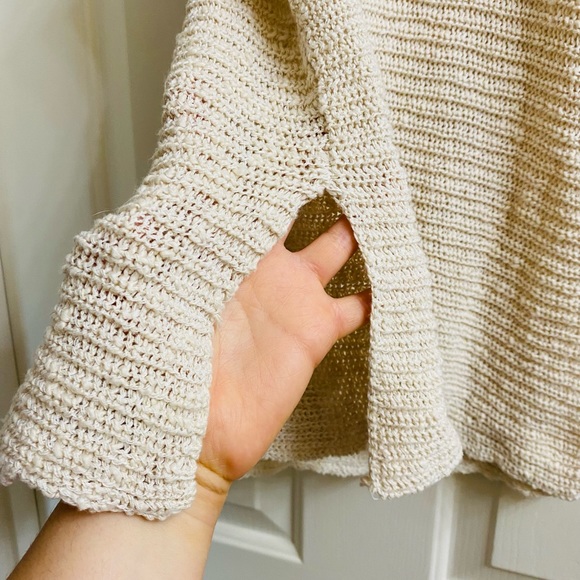 Billabong Cross My Heart Sleeveless Sweater Size Large - Picture 6 of 9